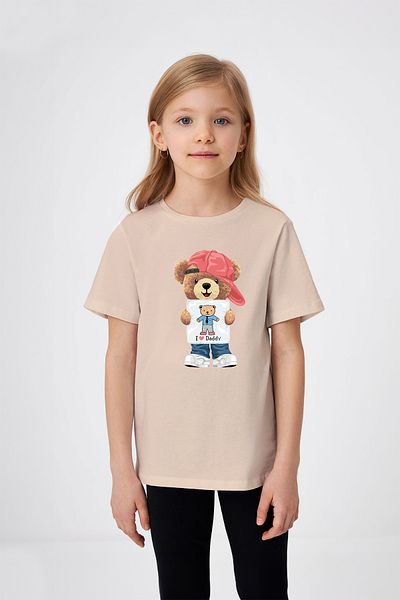 ADABEBEK I Love Daddy Hated Teddy Bear T-shirt με στάμπα