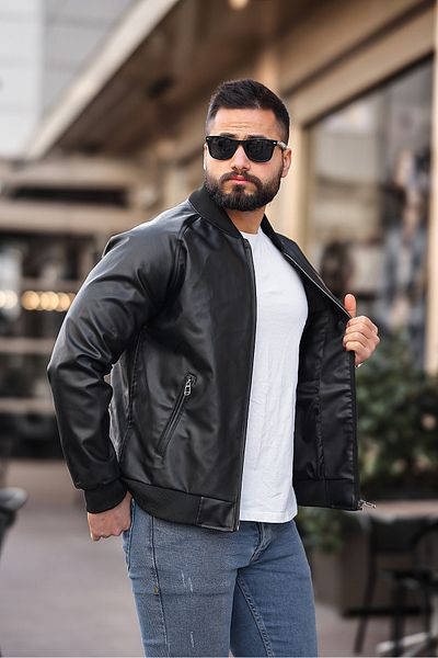 BASEL.CO ΑΝΔΡΙΚΟ Δερμάτινο ΜΠΟΥΦΑΝ PREMIUM BOMBER