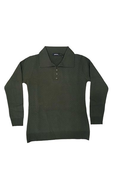 Gürkan Triko Πλεκτό πουλόβερ Gürkan Polo Neck Khaki Green