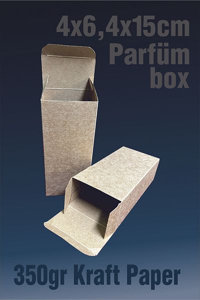 Örün Matbaa Kraft 4X6,4X15Cm Ready-Made Product Box 15 Pieces