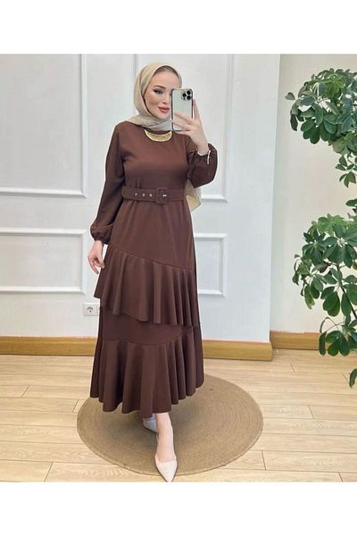 modasindoma γυναικείο φόρεμα ειδικής περίστασης με στρώσεις