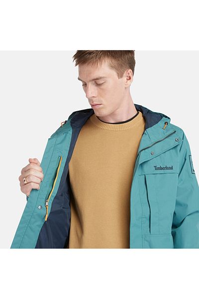 Timberland Men's Benton Waterproof Green Raincoat