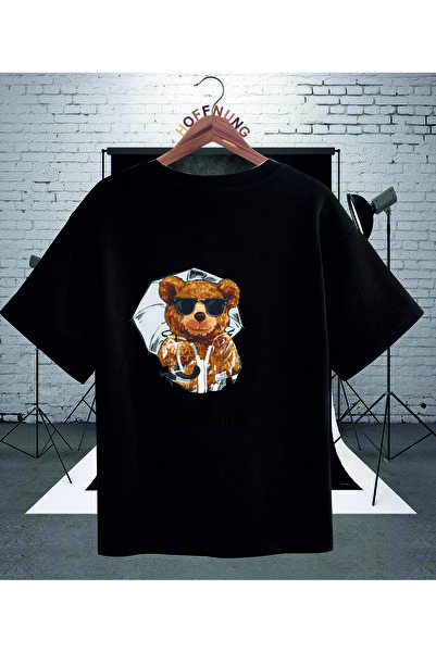 HOFFNUNG Μπλουζάκι Μπλουζάκι με στάμπα Unisex A Bear Under the Rain