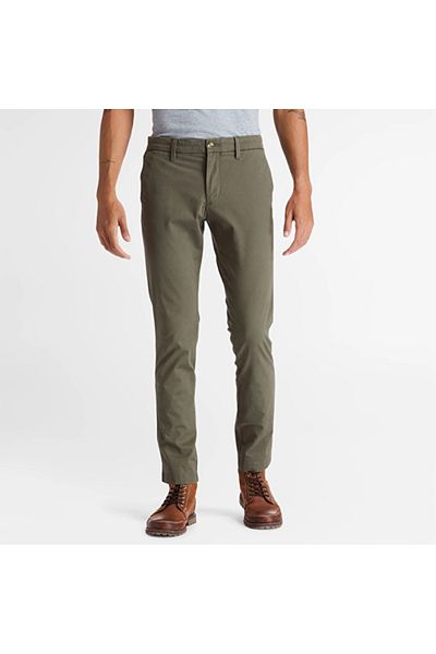 Timberland Ανδρικό παντελόνι Sargent Lake Stretch πράσινο Chino