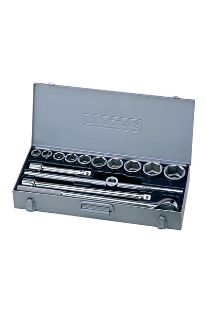 İzeltaş 1119 00 6114 3/4" Lokma Takımı Altı Köşe (14 parça mm)