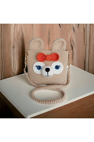 Surpie Shoes El Örgüsü Çocuk Çantası, Kız Çocuk Çanta