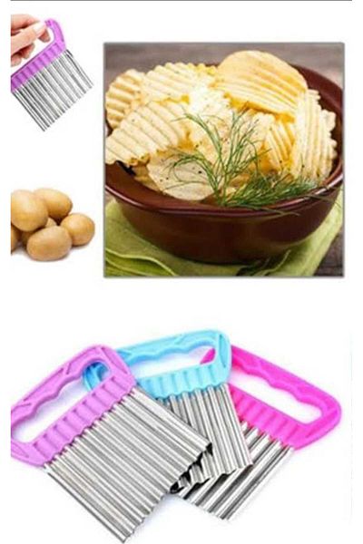 Dalian Home Dalian Wave Shaped Potato Chips Slicer and Cutter Tool