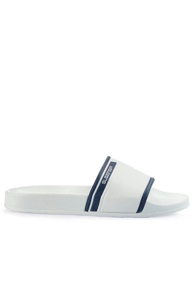 Slazenger Pánské pantofle Ferona bílá / námořnická modrá