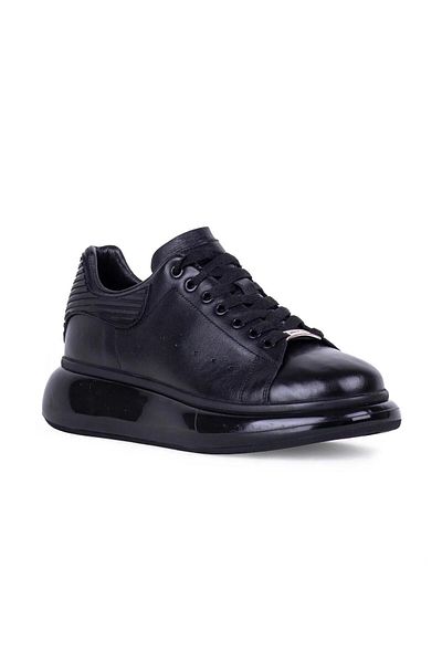 Pierre Cardin 10205 High Sole Black Men's Casual Shoes
