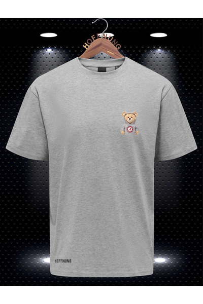HOFFNUNG Μπλουζάκι με στάμπα Unisex με αρκούδα της Αλαμπάμπα