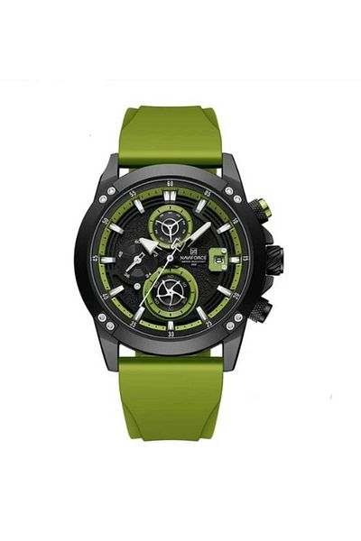 Naviforce Men's Wristwatch Functional Silicone Cord 1955