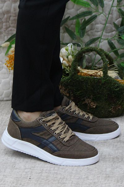 fort Мъжки обувки Dks 2004 Mink Light Comfort Linen Sneaker