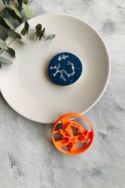 CESTOPİENO Sagittarius Zodiac Dough Shaper / Cookie / Ceramic / Play / Polymer Clay / 1 Piece Mixed Color