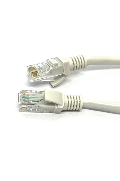 aogo 30cm Cat6 Patch Kablo 30 cm Ethernet Kablosu Utp Lan Kablosu Internet Kablosu Gri Renk