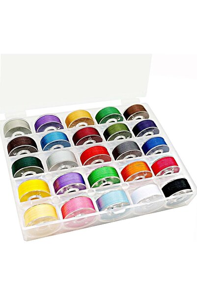 Genel Markalar Plastik Ev Tipi Aile Dikiş Makinası 25 İplikli Karışık Renkli ...