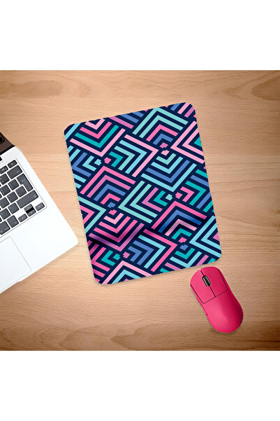 UcuruStore Ποντικομαξιλαράκι με σταυρωτά σχέδια και πολύχρωμες γραμμές, με στ...