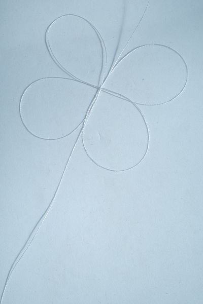 Eskişehir hobi sanat 40 μέτρα Λευκό Χρώμα 0,4 mm Σχοινί Προσευχής