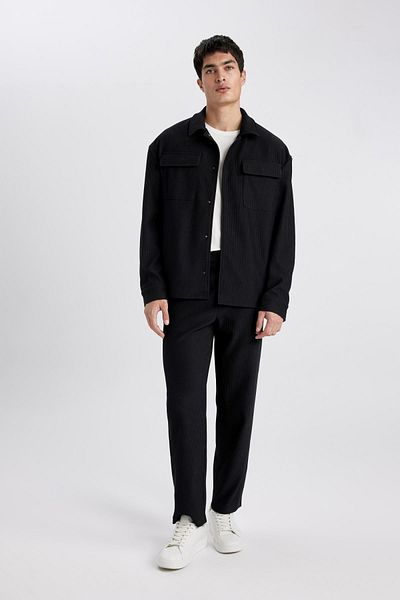 DeFacto All-Round-Stretch-Tapered-Fit-Hose – gerades Bein B6584ax24sp