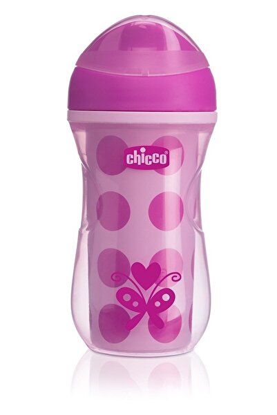 Chicco Isı Yalıtımlı Aktif Bardak 14 Ay Kız Pembe