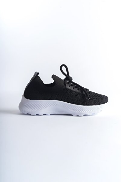 KOTAN Pantofi sport negri, confortabili, cu șireturi, cu talpă ortopedică, pantofi sport pentru femei