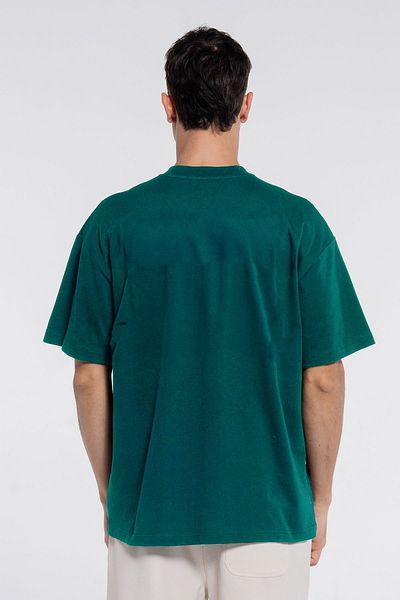Friday Offset Friday Tee Green Men's 100% Cotton Extra Oversize Crew Neck T-Shirt