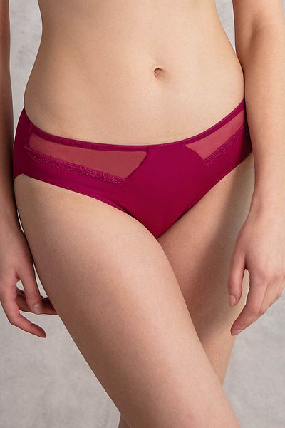 Anıl Slip din tul din microțesătură pentru femei (2779)