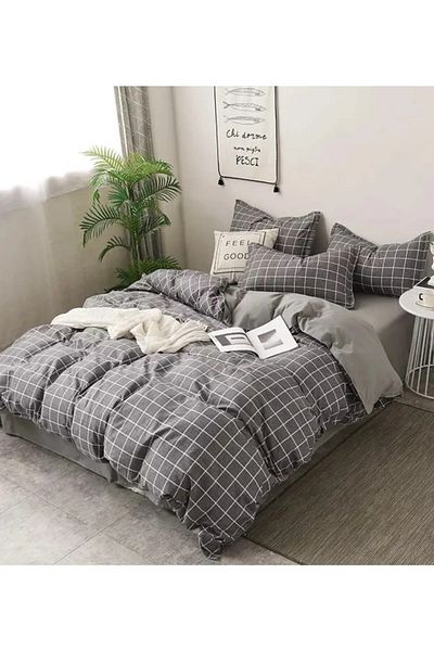 Soft Colours Cotton Single Duvet Cover + 1 Pillowcase Bedding Set