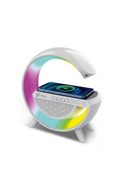 VALX BT-AUX-SD Kart Destekli Kablosuz RGB Gece Lambalı Hoparlör