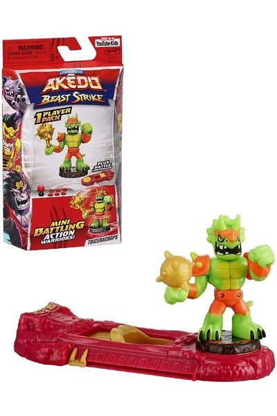 Tower Toys AKE 21000 Akedo Fighters Beast Strike W2 الشكل @Tricerachops@