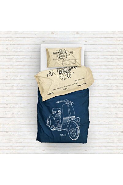 The Lucid Lab Vespa Navyblue & Leica M Camera foto Vintage Set lenjerie de pa...