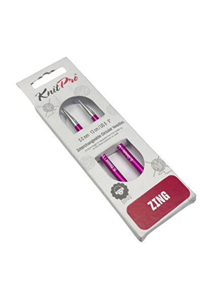 KnitPro Zing Misinasız Şiş 13 cm
