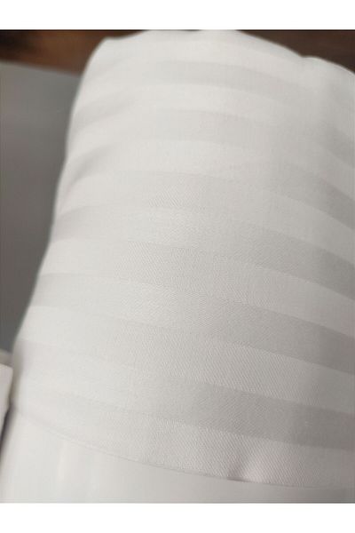 CollessiaHome White Luxury Hotel Series - 100% Cotton Satin, Double Elastic Sheet Set