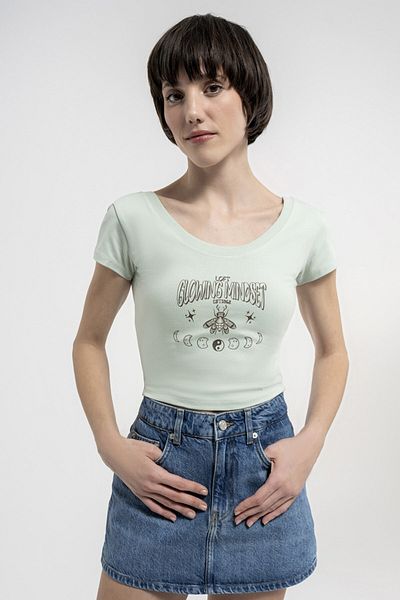 Loft Tricou Crop pentru damă LF2035279