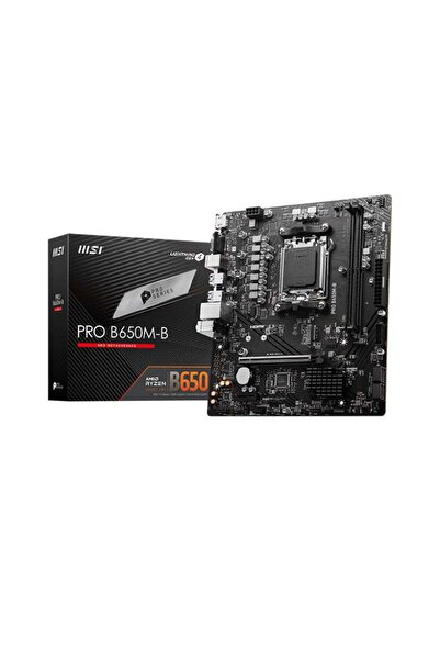 MSI PRO B650M-B AMD B650 Soket AM5 DDR5 6800MHz (OC) M.2 Anakart