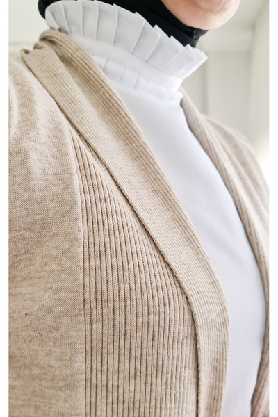 PNRSTİL Pileli Kadın Tesettür Gömlek İç Boyunluk Aksesuar