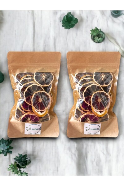 Suencu عبوة ليمون طبيعي مجفف بدون إضافات مكونة من قطعتين (100 جرام)