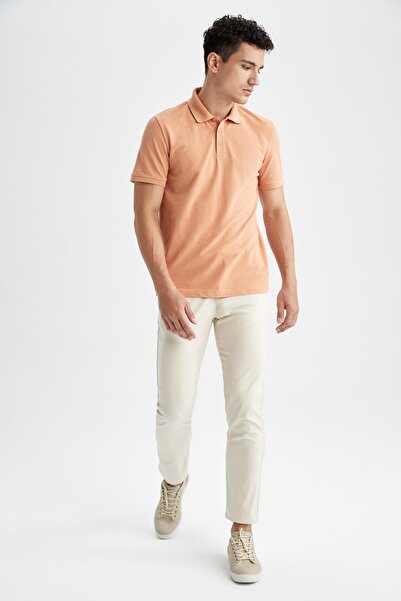 DeFacto Základní bavlněné chino kalhoty Regular Fit Basic T1052az22sp