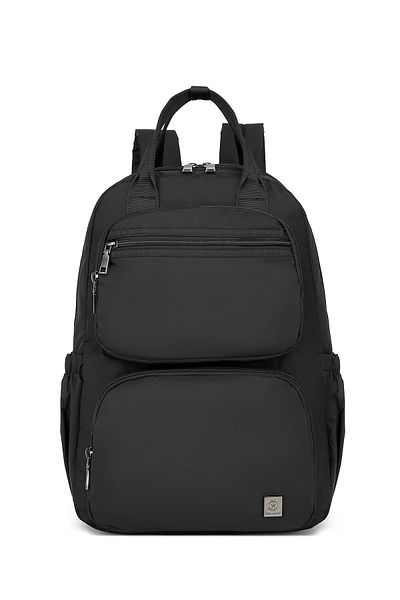 Getcho Keel Black Women's Backpack with Laptop Compartment Waterproof Multi-Compartment Bag for School Business Use