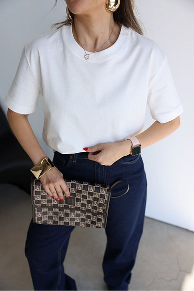 Özge Özgenç Σχεδιασμός με λαιμόκοψη - Tok Texture Basic
