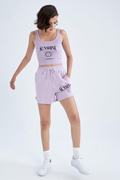 DeFacto Mystical Printed Shorts Y2887az22hs