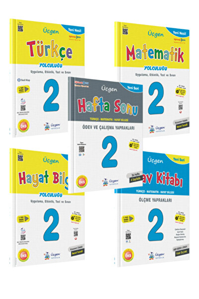 Üçgen Yayıncılık 2. Sınıf Ilkokul Yolculuğu Seti 5 Kitap (Onburda Deneme ve Ç...