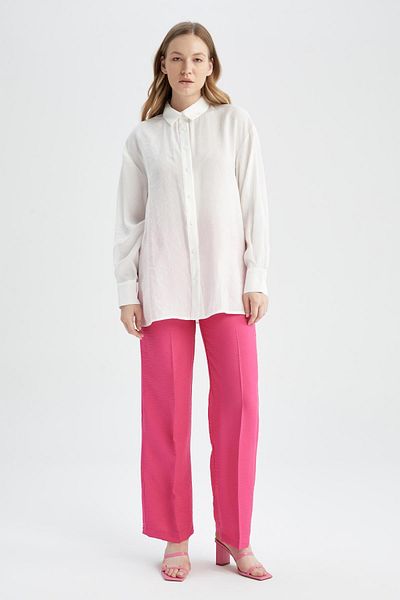 DeFacto Palazzo Casual Παντελόνι Y2520az22hs