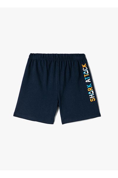 Koton Navy Blue Regular Fit Men's Shorts - 4SMB40115TK
