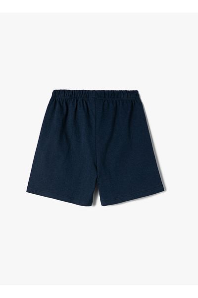 Koton Navy Blue Regular Fit Men's Shorts - 4SMB40115TK