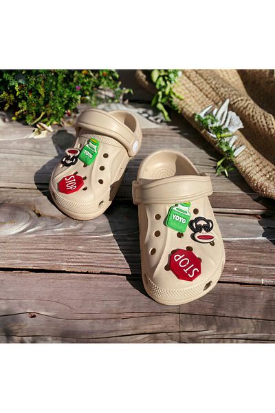 Hızlı Al Kids Slippers Garden Slippers Beach Seaside Bathroom Slippers
