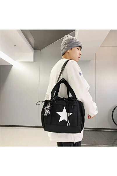 Touz Moda Star Detailed Messenger Bag - Large Capacity