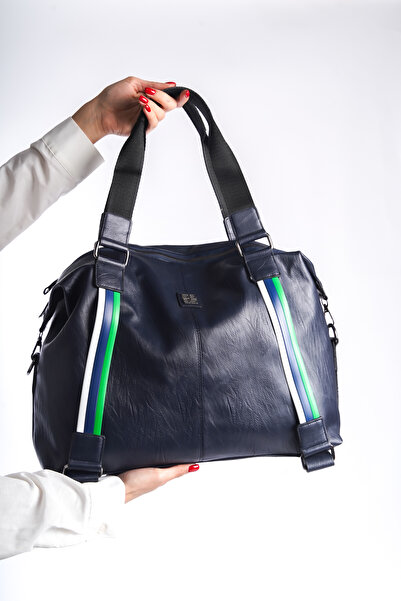 Shoesers Жіноча шкіряна сумка на плече з візерунком