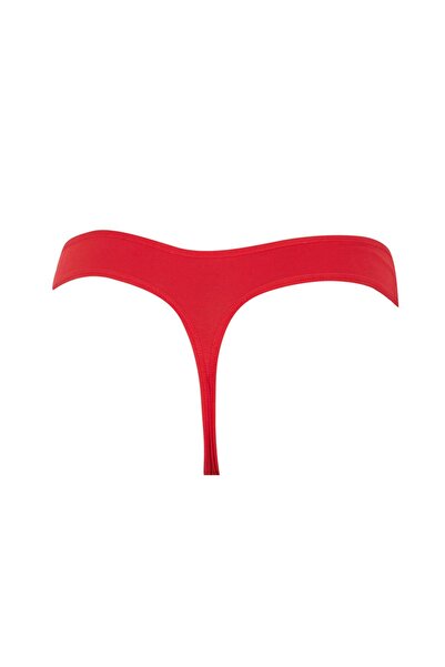 DeFacto Fall In Love Yılbaşı Temalı Desenli 2'li String Külot Z0981az22wn