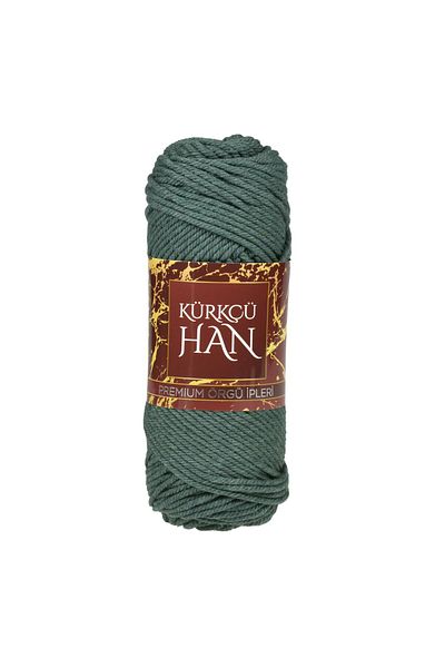 Kürkçü Han Nature 100gr 65mt Μακραμέ Σχοινί Πράσινο