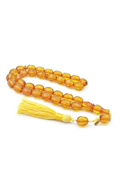 Murty99 Beyzi Kesim - Mărgele de rugăciune galbene de dimensiuni uriașe, semn...